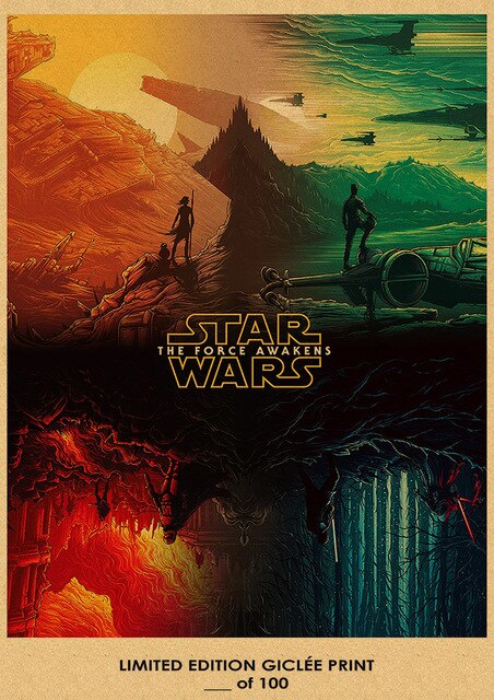 Affiches Star Wars vintage : anciennes et nouvelles trilogies - /medias/157800517453.jpg