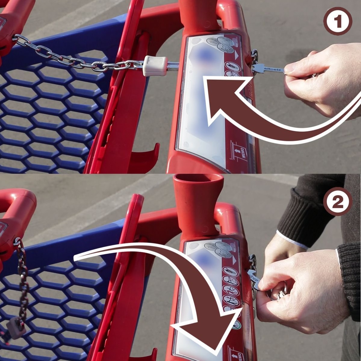 Clé universelle pour chariot de supermarché - /medias/166582513579.jpg