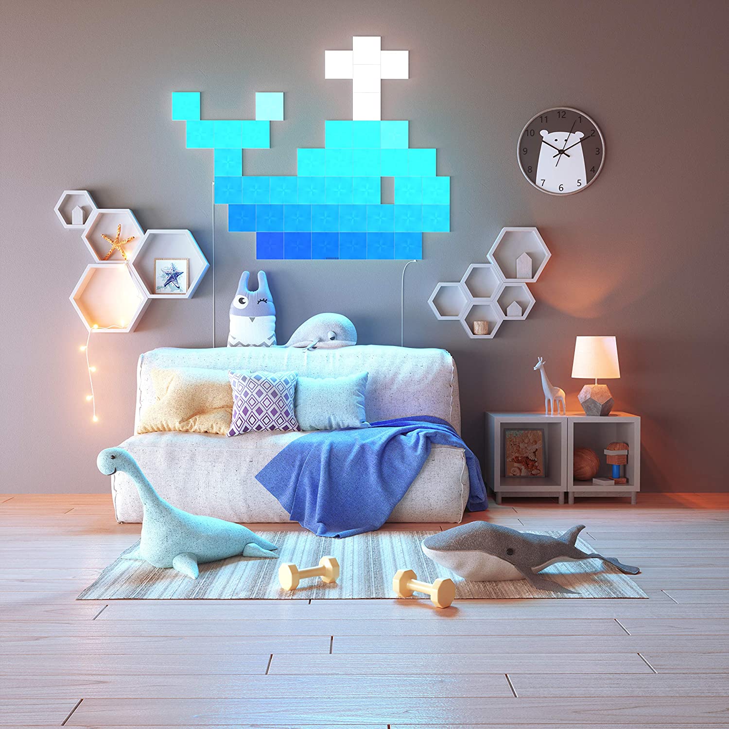 Dalles lumineuses murales NanoLeaf - /medias/166712580861.jpg